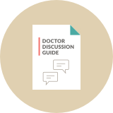 Doctor Discussion Guide icon.